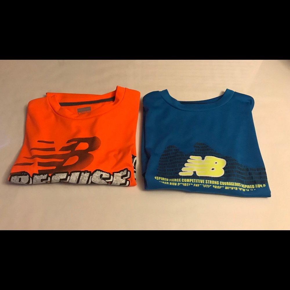 New Balance 2 Shirts Boys Size Large (14/16)